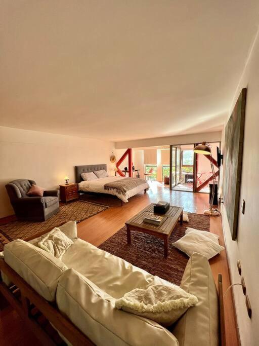Acogedor Loft En El Corazon De Barrio Yungay Appartamento Santiago del Cile